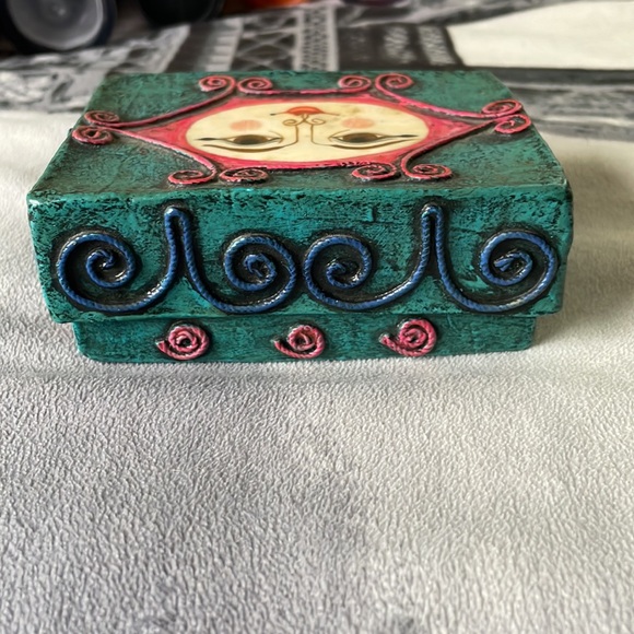 Vintage Handmade Gemma Taccogna Box! Papier-mâché? Mexico - Picture 4 of 10